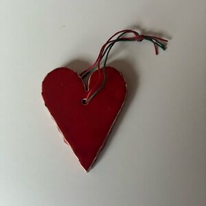 MV% Ceramics Design Red Heart from Italy